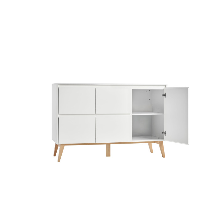 Kumode con 4 cajones y puertas (Colección Classy)